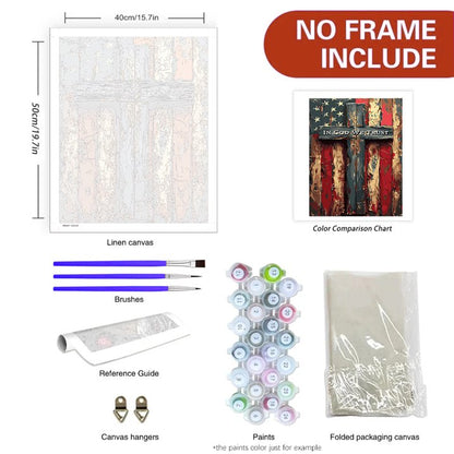 Mosaflare Inspirational Paint by Numbers Kit for Adults and Beginners,DIY Craft Art 16"x20" Canvas