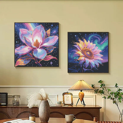 CSZPPQAF 2-Pack Diamond Painting for Adults-Flower,Full Round Drill Diamond Art Kits, Relaxing Craft & Wall Decor