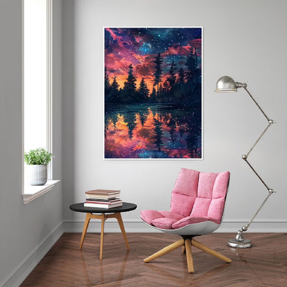 CSZPPQAF 5D DIY Diamond Art Kits for Adults Beginners,Starry Sky Diamond Painting Kits for Home Wall Decor 11.8x15.8in.