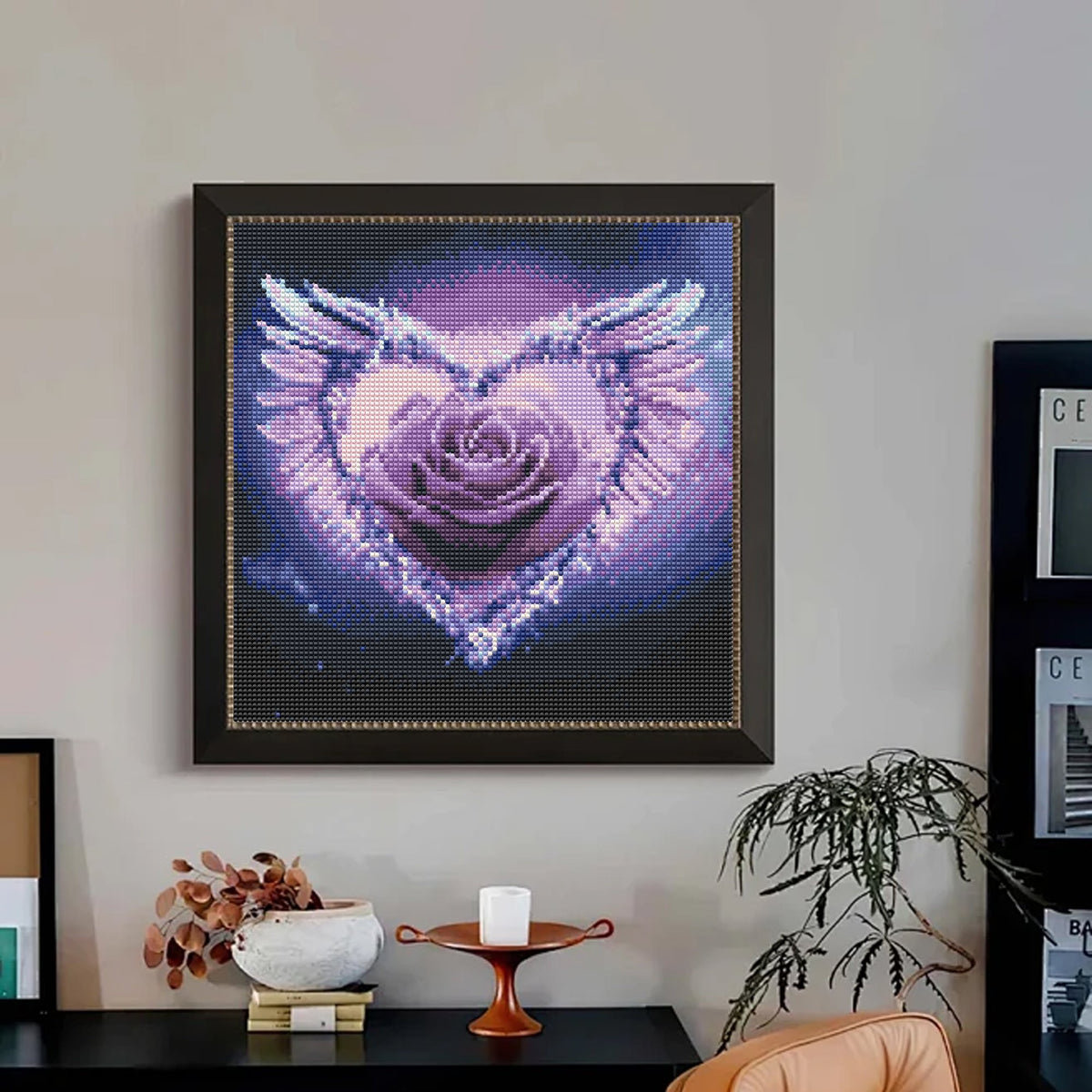 CSZPPQAF Diamond Painting for Adults-Rose,Full Round Drill Diamond Art Kits, Relaxing Craft & Wall Decor