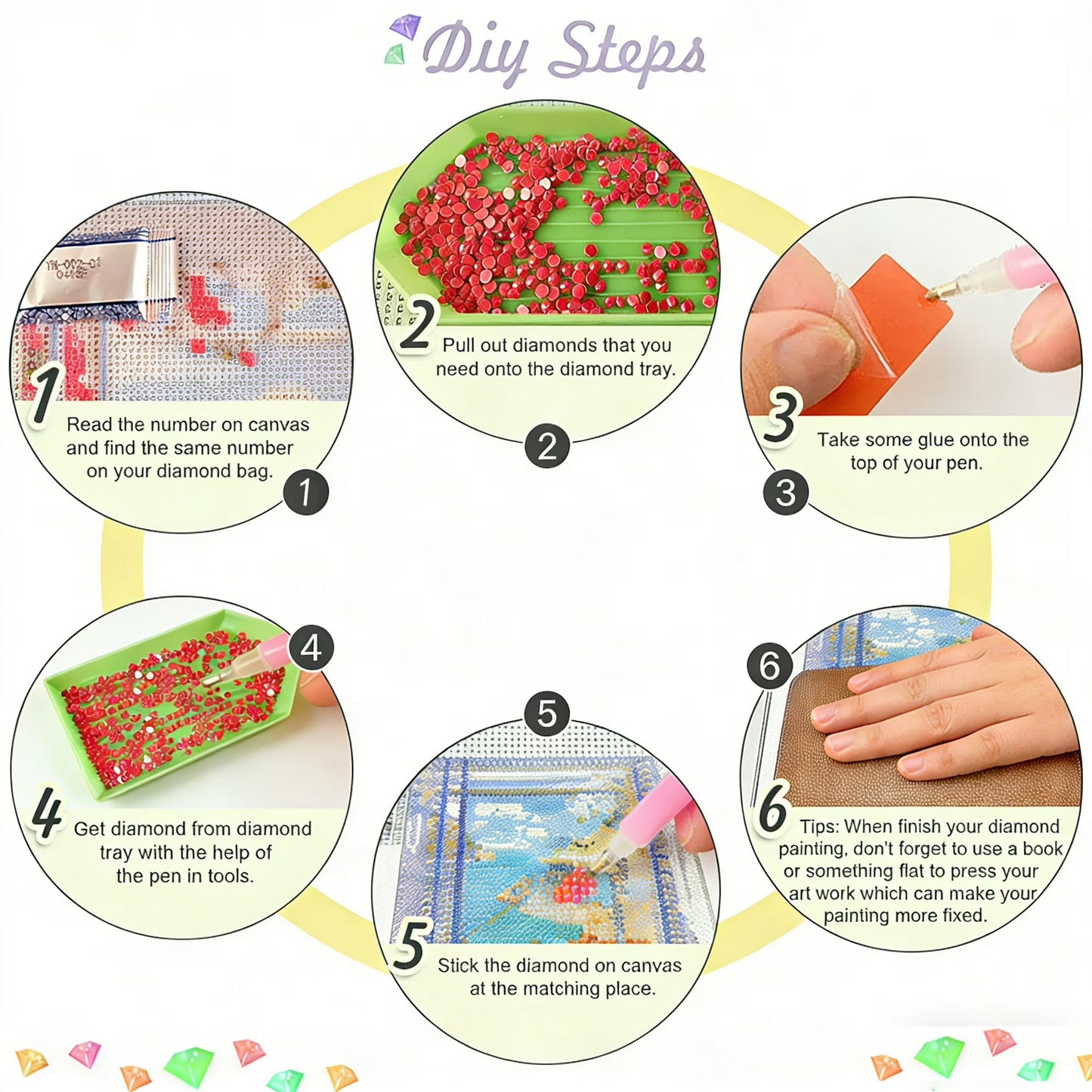 CSZPPQAF Diamond Painting Kits for Adults 13.8×13.8 in,Hundred Flowers 5D DIY Diamond Art Kit for Home Wall Decor