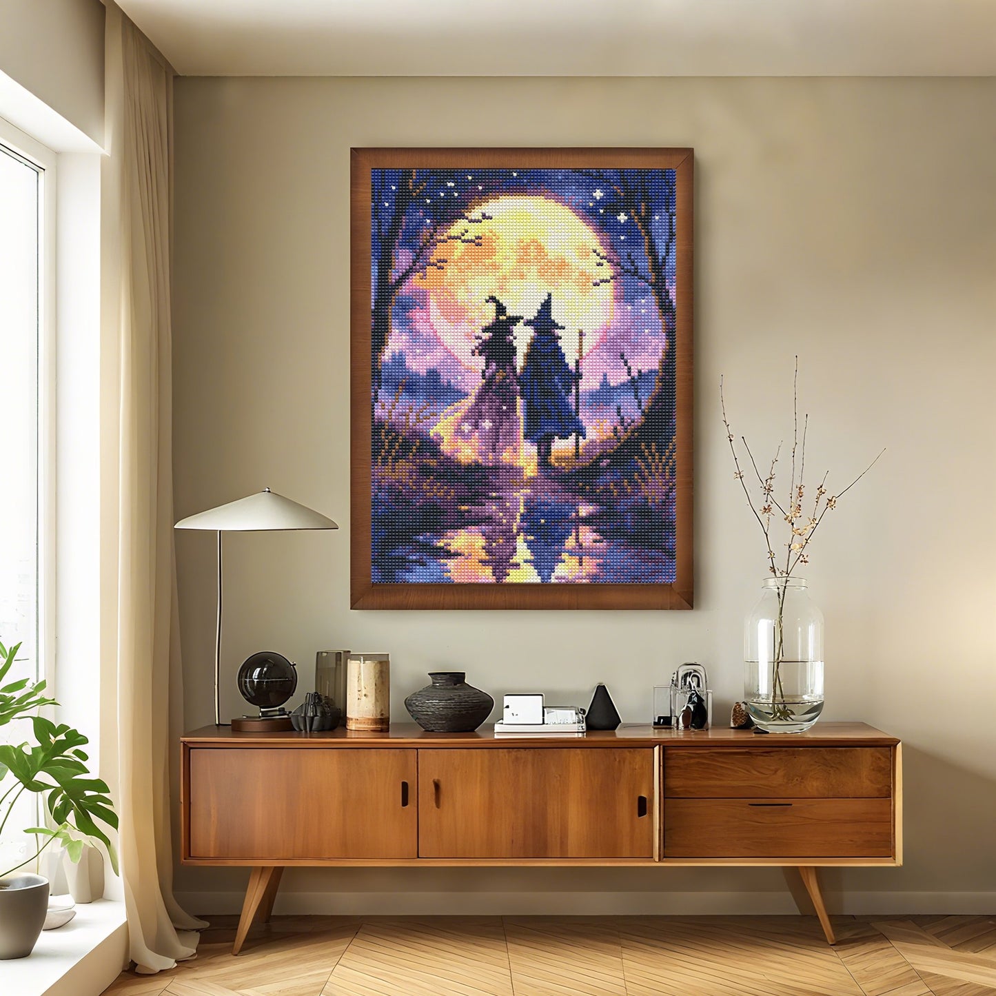 CSZPPQAF Diamond Painting for Adults-Wizard,Full Round Drill Diamond Art Kits, Relaxing Craft & Wall Decor