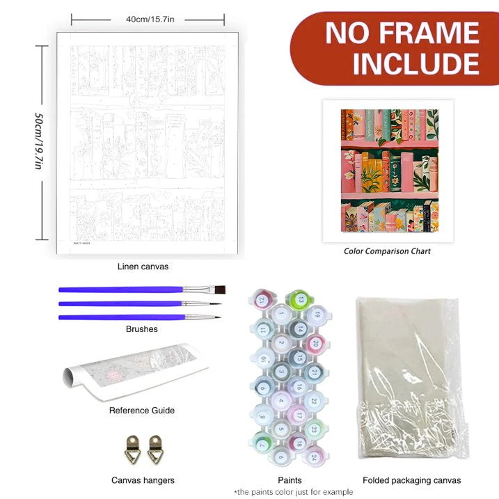 Mosaflare Paint by Numbers Kits for Adults,DIY Wishing Bottle Art Craft Oil Painting Set,Home Wall Decor 16"×20"