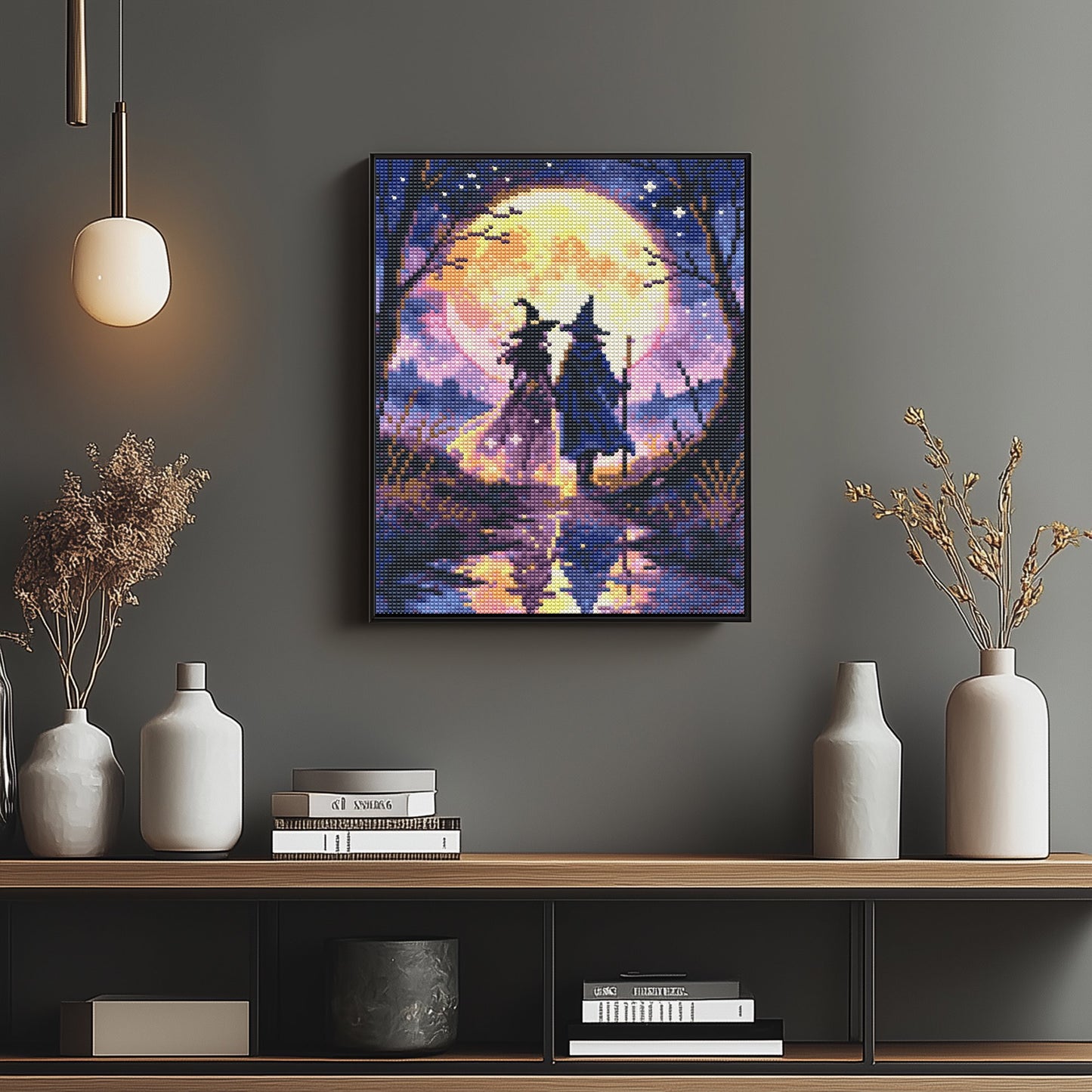CSZPPQAF Diamond Painting for Adults-Wizard,Full Round Drill Diamond Art Kits, Relaxing Craft & Wall Decor
