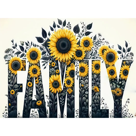 CSZPPQAF Diamond Painting Kits-Family Art Craft,Full Round Drill Diamond Art, Home Wall Decor 11.8"×15.8"