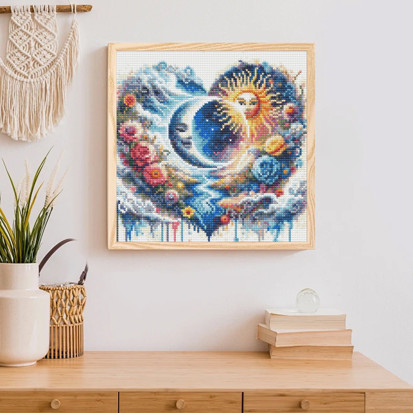 CSZPPQAF Diamond Painting for Adults-Abstract,Full Round Drill Diamond Art Kits, Relaxing Craft & Wall Decor