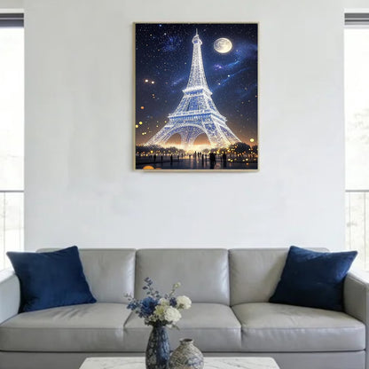 CSZPPQAF 5D Diamond Art for Adults Beginners-Tower,Full Round Drill Diamond Painting Kits, Relaxing Craft & Wall Decor