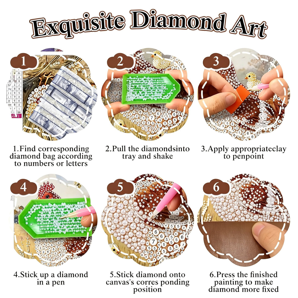 Mosaflare Pearl Diamond Painting Kit for Adults,DIY Diamond Art,12×16 inch HD Canvas,Potted Plants Home Decoration