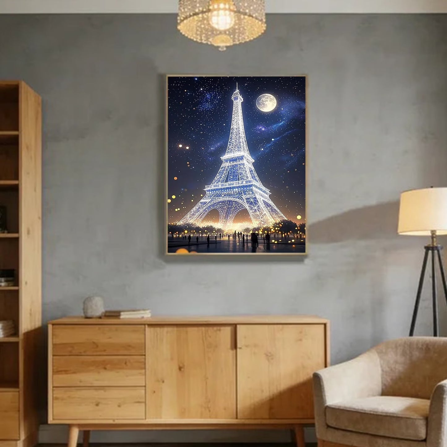 CSZPPQAF 5D Diamond Art for Adults Beginners-Tower,Full Round Drill Diamond Painting Kits, Relaxing Craft & Wall Decor