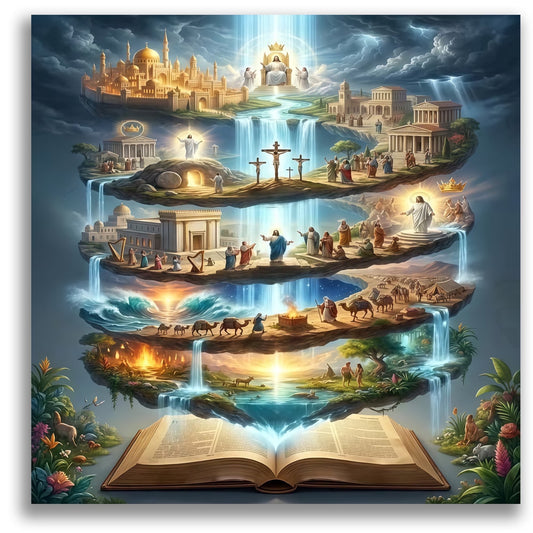 Mosaflare Jesus Diamond Art Painting Kits,Art Craft Kits,Full Round Drill,Home Wall and Relaxing 14×14 inch