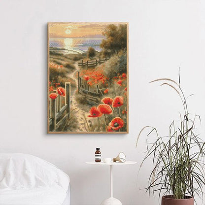 CSZPPQAF Diamond Painting for Adults-Scenery,Full Round Drill Diamond Art Kits, Relaxing Craft & Wall Decor