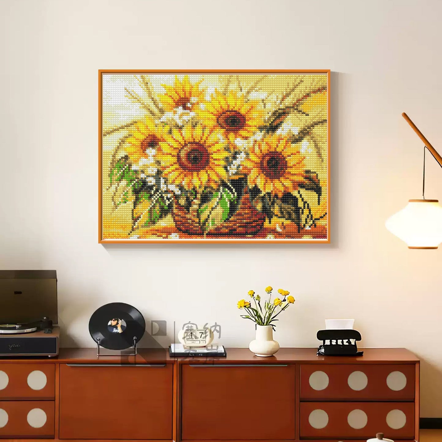 CSZPPQAF Diamond Painting for Adults—Sunflower, Full Round Drill Diamond Art Kits, Relaxing Craft & Wall Decor