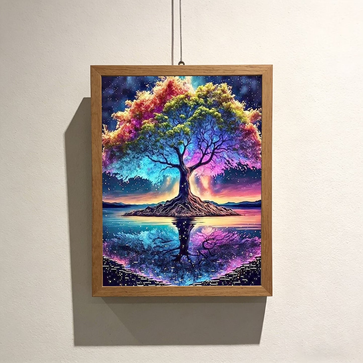 CSZPPQAF Diamond Painting Kits-Life Tree,Full Round Drill Gem Art,Relaxing Craft & Home Wall Decor