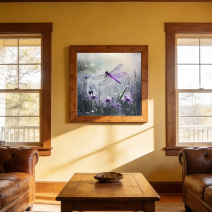 CSZPPQAF Diamond Painting Kits-Dragonfly Craft Art ,Full Round Drill Diamond Art,Home Wall Decor 13.8"×13.8"
