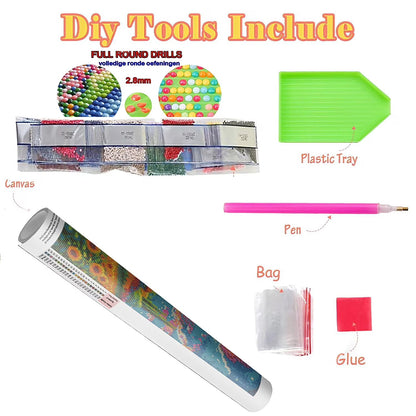 CSZPPQAF Diamond Painting Kits for Adults Unisex,13.8×13.8 in Moose Lodge 5D DIY Diamond Art Kit for Home Wall Decor