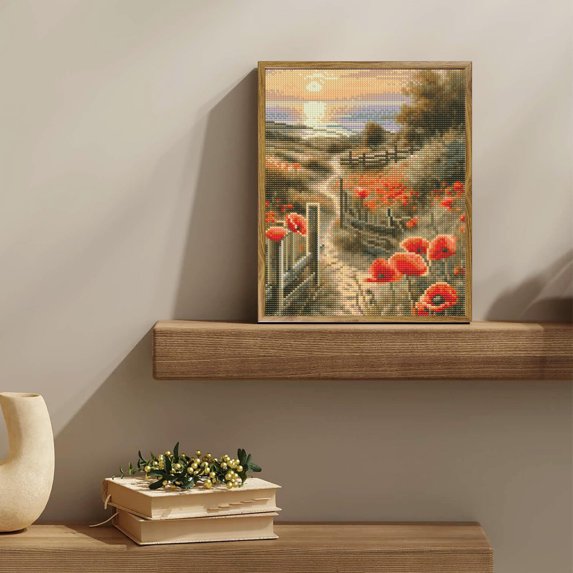 CSZPPQAF Diamond Painting for Adults-Scenery,Full Round Drill Diamond Art Kits, Relaxing Craft & Wall Decor
